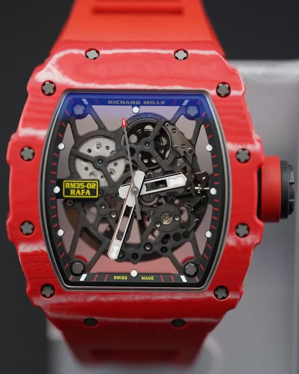 2018 Richard Mille RM 35 02 "Rafael Nadal" L.E. 49.9MM Skeleton Dial Rubber Strap (RM35-02)