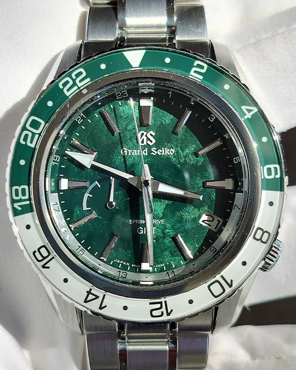 2024 Grand Seiko Sport Collection "Hotaka" 44MM Green Dial Steel Bracelet (SBGE295)