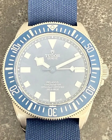 2023 Tudor Pelagos FXD 42MM Blue Dial Textile Strap (25707B/23)