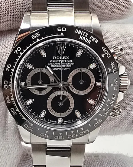 2022 Rolex Cosmograph Daytona 40MM Black Dial Oyster Bracelet (116500LN)