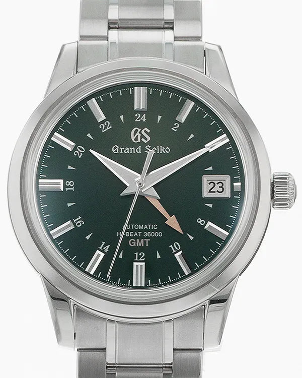 Grand Seiko Elegance Collection 39.5MM Green Dial Steel Bracelet (SBGJ251)