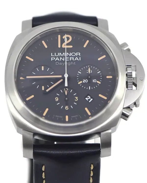 2024 Panerai Luminor Daylight 44MM Black Dial Leather Strap (PAM00356)
