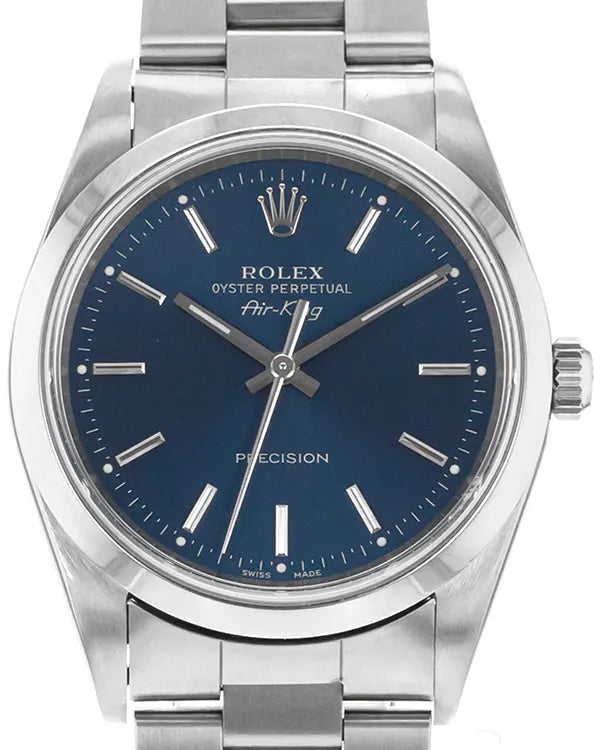 2002 Rolex Air-King 34MM Blue Dial Oyster Bracelet (14000M)
