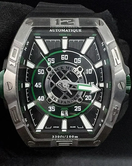 2024 Franck Muller Skafander 43MM Black Dial Rubber Strap (SKF 43 SC DT)