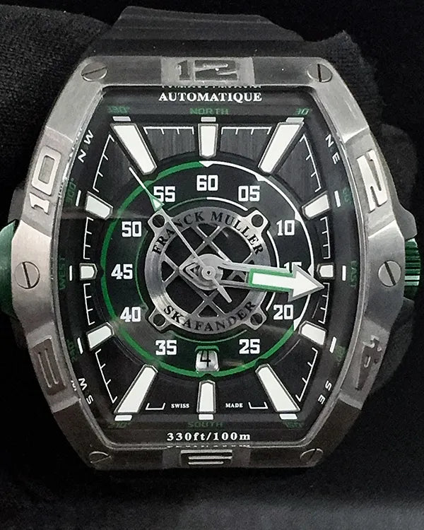 2024 Franck Muller Skafander 43MM Black Dial Rubber Strap (SKT 43 SC DT)