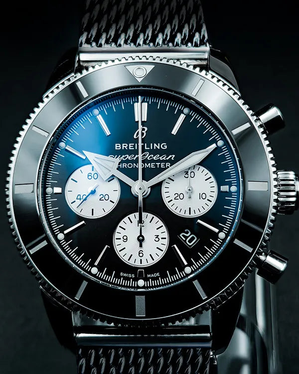 2019 Breitling Superocean Heritage 44MM Black Dial Steel Bracelet (AB0162121B1A1)