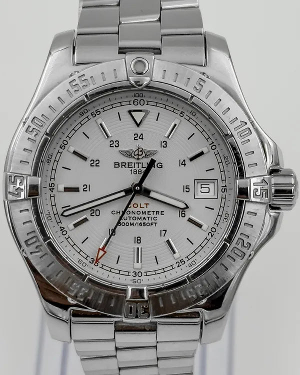 Breitling Colt 41MM White Dial Steel Bracelet (A17380)