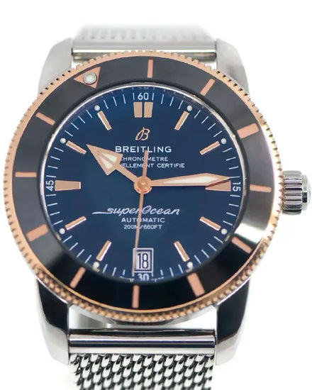2023 Breitling Superocean Heritage 42MM Black Dial Steel Bracelet (UB2010)