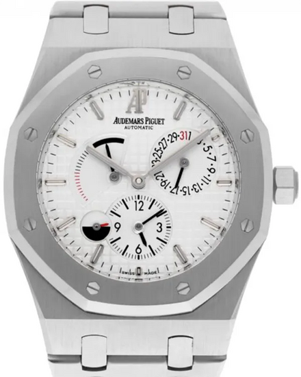 2011 Audemars Piguet Royal Oak Dual Time 39MM White Dial Steel Bracelet (26120ST.OO.1220ST.01)
