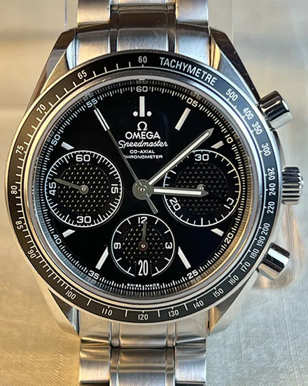 Omega Speedmaster Racing 40MM Black Dial Steel Bracelet (326.30.40.50.01.001)