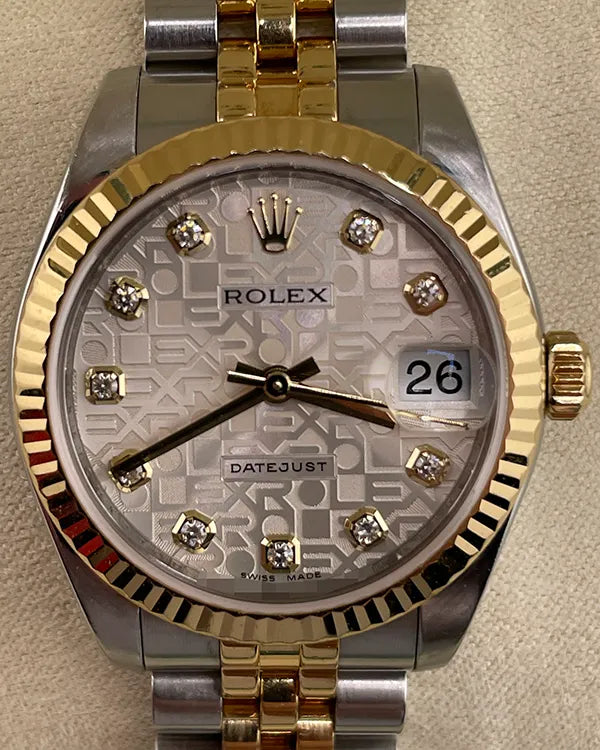 Rolex Datejust 31MM Champagne "Jubilee" Dial Two-Tone Jubilee Bracelet (78273)