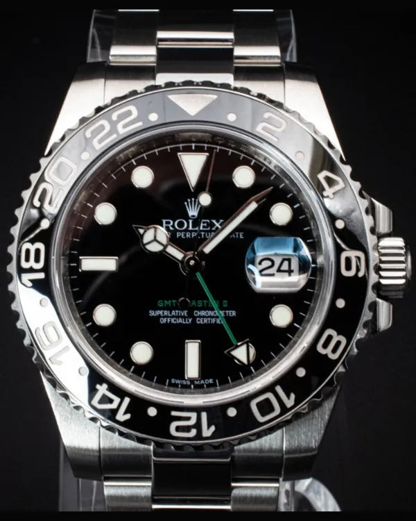 Rolex GMT-Master II 40MM Black Dial Oyster Bracelet (116710LN)
