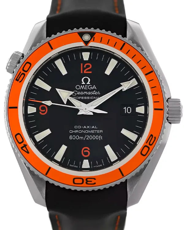 Omega Seamaster Planet Ocean 42MM Black Dial Rubber Strap (2909.50.82)