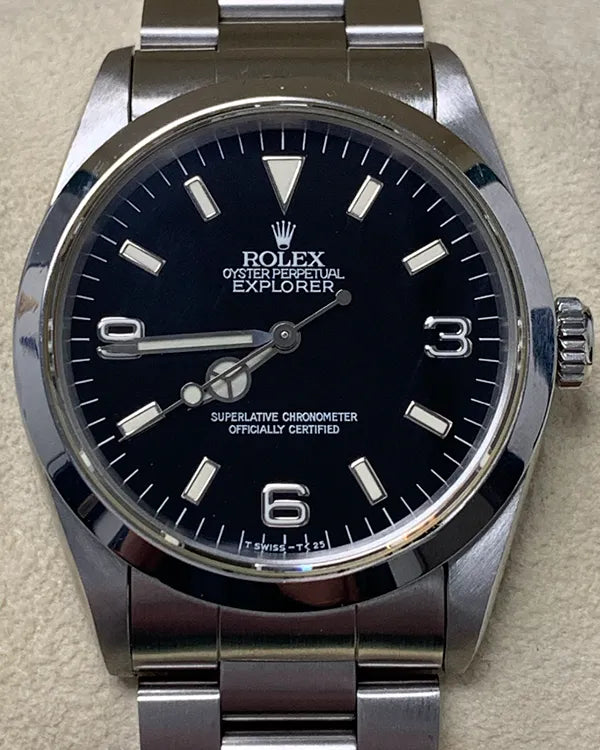 Rolex Explorer 36MM Black Dial Oyster Bracelet (14270)