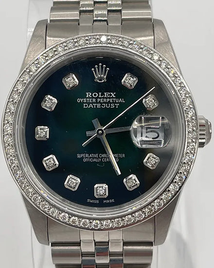 Rolex Datejust 36MM Dark Green Dial Jubilee Bracelet (116234)
