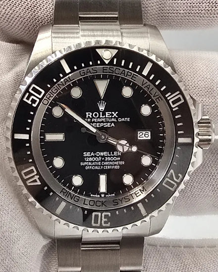 2022 Rolex Sea-Dweller Deepsea 44MM Black Dial Oyster Bracelet (126660)