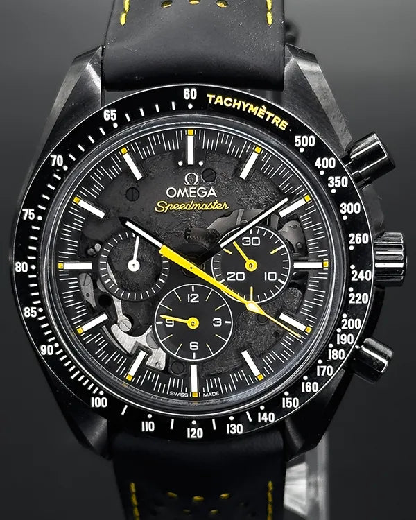 2021 Omega Speedmaster Dark Side Of The Moon "Apollo 8" 44.25MM Black Dial Rubber Strap (311.92.44.30.01.001)