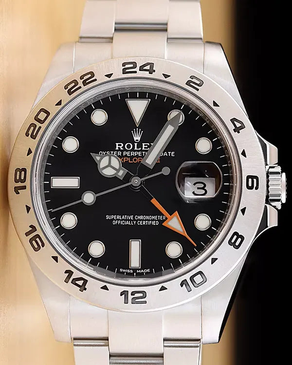 2020 Rolex Explorer II 42MM Black Dial Oyster Bracelet (216570)