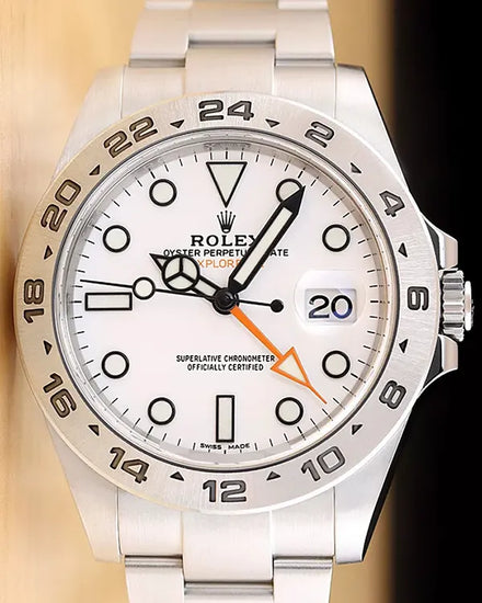 2021 Rolex Explorer II "Polar" 42MM White Dial Oyster Bracelet (216570)