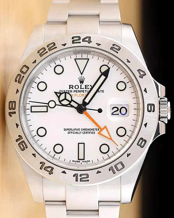 2021 Rolex Explorer II "Polar" 42MM White Dial Oyster Bracelet (216570)