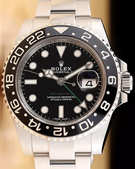 2018 Rolex GMT-Master II 40MM Black Dial Oyster Bracelet (116710LN)
