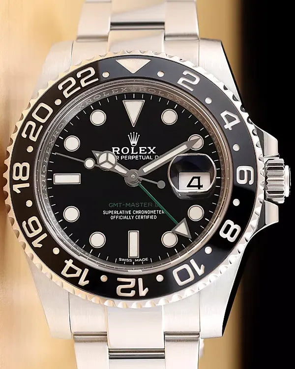 2018 Rolex GMT-Master II 40MM Black Dial Oyster Bracelet (116710LN)