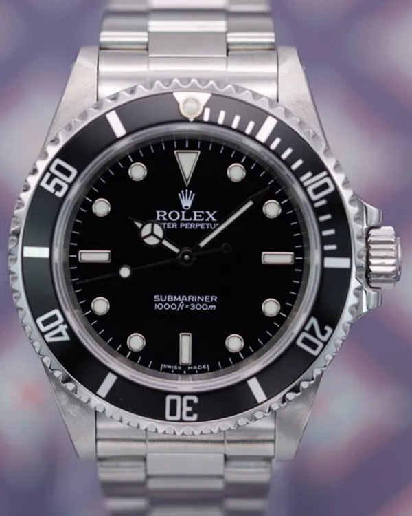 2005 (D Serial) Rolex Submariner No-Date 40MM Black Dial Oyster Bracelet (14060M)