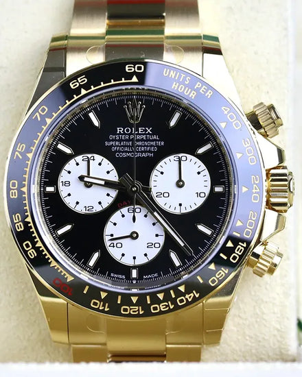 2025 Rolex Cosmograph Daytona "Le Mans 100th Anniversary" S.E. 40MM Black Dial Yellow Gold Oyster Bracelet (126528LN)