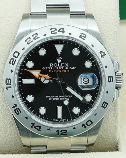 2016 Rolex Explorer II 42MM Black Dial Oyster Bracelet (216570)