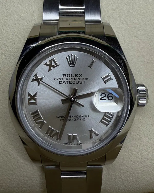 2019 Rolex Lady-Datejust 28MM Silver Dial Oyster Bracelet (279160)