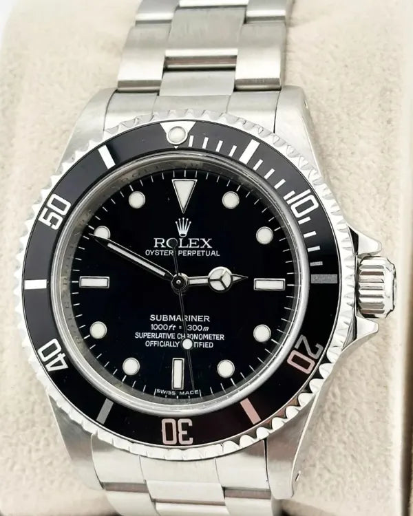 Rolex Submariner No-Date 40MM Black Dial Oyster Bracelet (14060M)