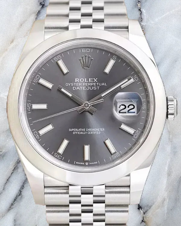 2023 Rolex Datejust 41MM Rhodium Dial Jubilee Bracelet (126300)
