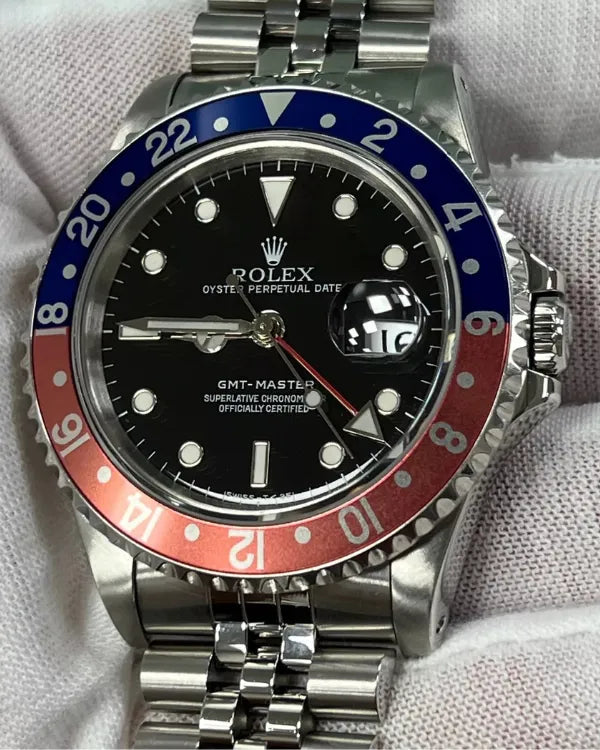 1991 (N Serial) Rolex GMT-Master "Pepsi" 40MM Black Dial Oyster Bracelet (16700)