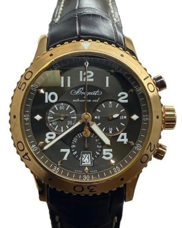 Breguet Type XXI Transatlantique 42.5MM Brown Dial Leather Strap (3810BR/92/9ZU)