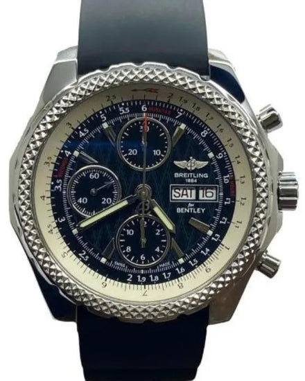 Breitling Bentley GT 45MM Black Dial Rubber Strap (A13362)