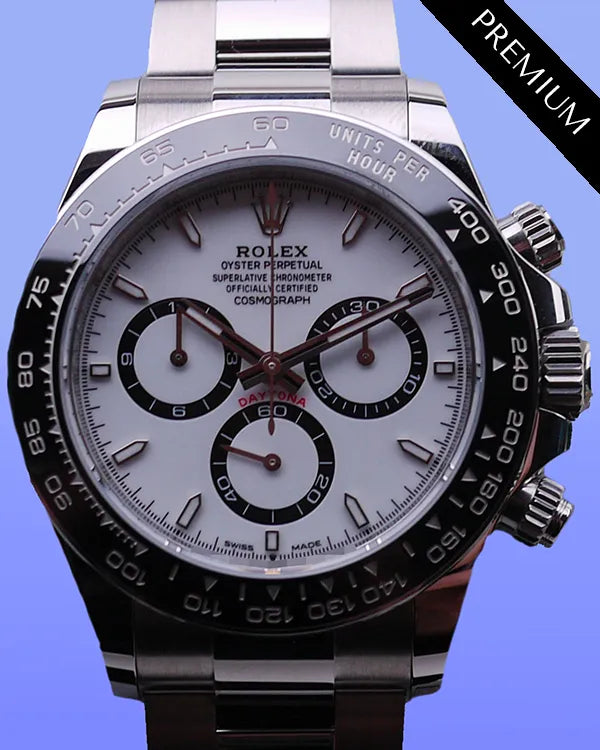 2025 Rolex Cosmograph Daytona "Panda" 40MM White Dial Oyster Bracelet (126500LN)