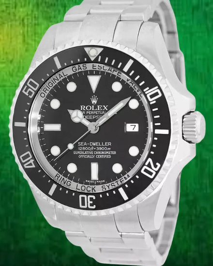 2008 Rolex Sea-Dweller Deepsea 44MM Black Dial Oyster Bracelet (116660)