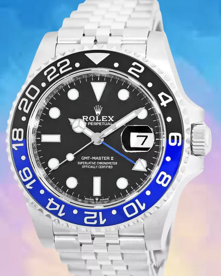 2023 Rolex GMT-Master II "Batgirl" 40MM Black Dial Jubilee Bracelet (126710BLNR)