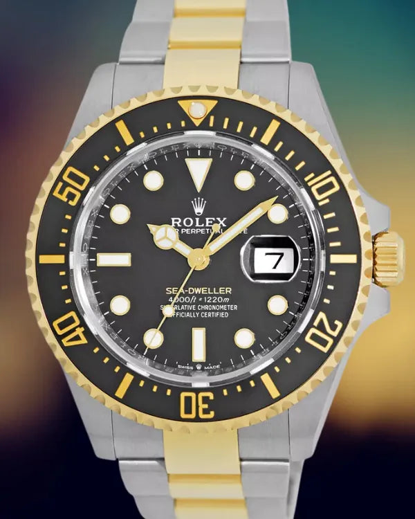 2024 Rolex Sea-Dweller 43MM Black Dial Two-Tone Oyster Bracelet (126603)