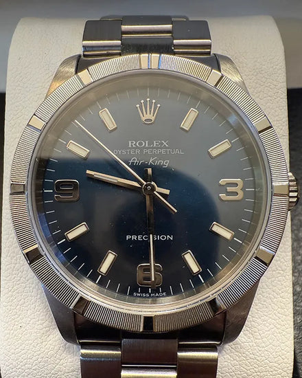 Rolex Air-King 34MM Blue Dial Oyster Bracelet (14010)