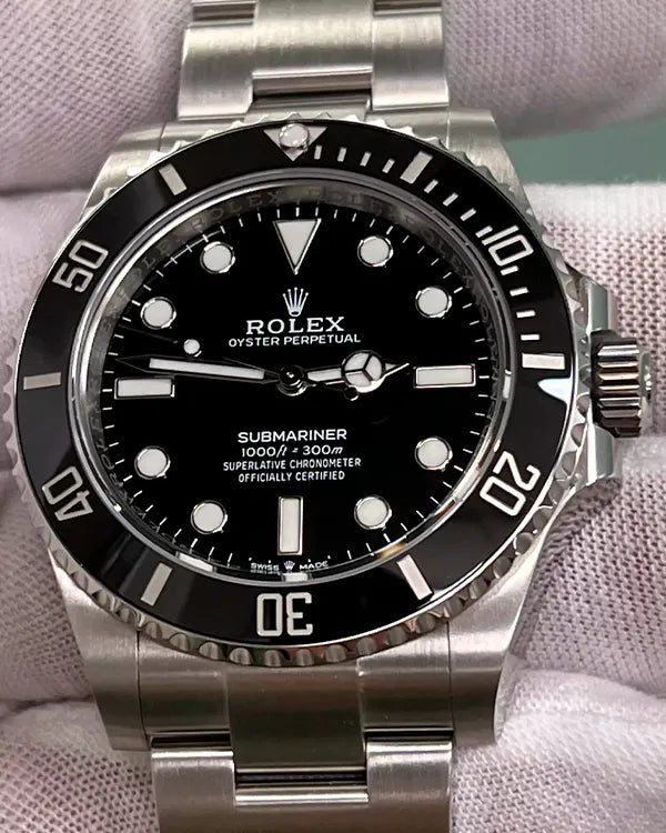 2024 Rolex Submariner No-Date 41MM Black Dial Oyster Bracelet (124060)