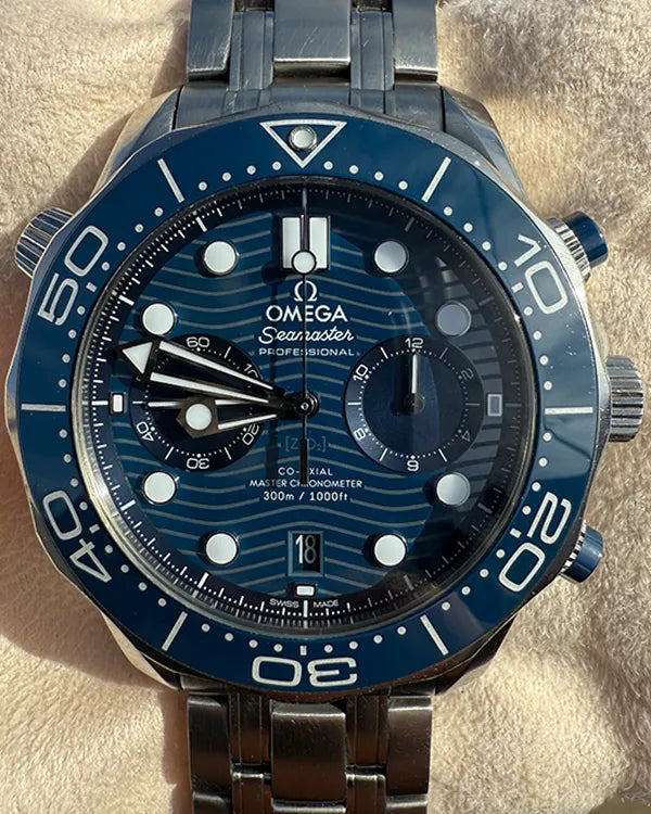 2024 Omega Seamaster Diver 300M 44MM Blue Dial Steel Bracelet (210.30.44.51.03.001)