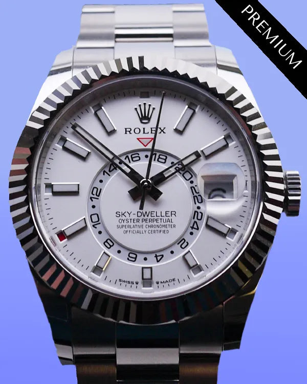 2025 Rolex Sky-Dweller 42MM White Dial Oyster Bracelet (336934)