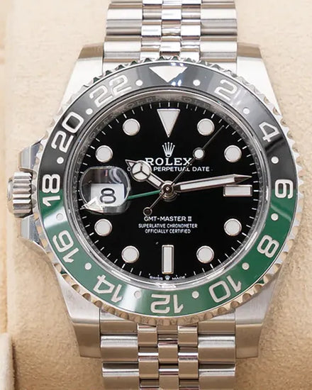 2024 Rolex GMT-Master II "Sprite" 40MM Black Dial Jubilee Bracelet (126720VTNR)