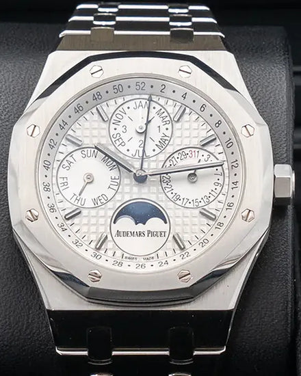 2017 Audemars Piguet Royal Oak Perpetual Calendar 41MM Silver Dial Steel Bracelet (26574ST.OO.1220ST.01)