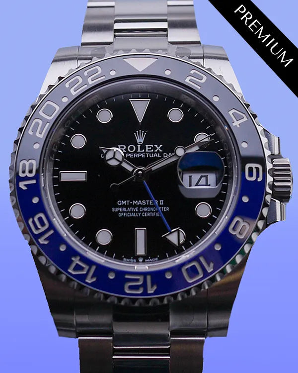 2025 Rolex GMT-Master II "Batman" 40MM Black Dial Oyster Bracelet (126710BLNR)
