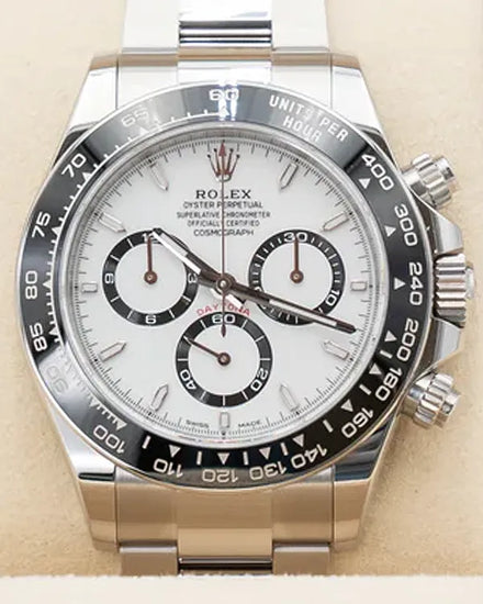 2024 Rolex Cosmograph Daytona "Panda" 40MM White Dial Oyster Bracelet (126500LN)