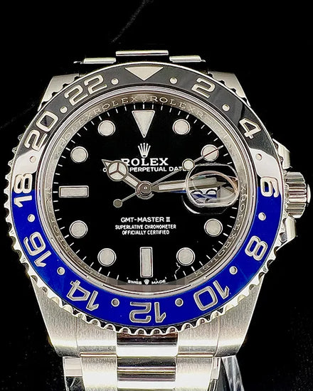 2023 Rolex GMT-Master II "Batman" 40MM Black Dial Oyster Bracelet (126710BLNR)
