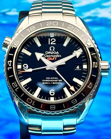 2018 Omega Seamaster Planet Ocean 43.5MM Black Dial Steel Bracelet (232.30.44.22.01.001)