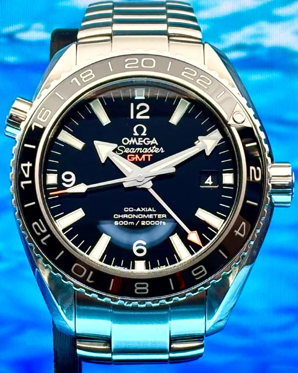 Omega Seamaster Planet Ocean 43.5MM Black Dial Steel Bracelet (232.30.44.22.01.001)